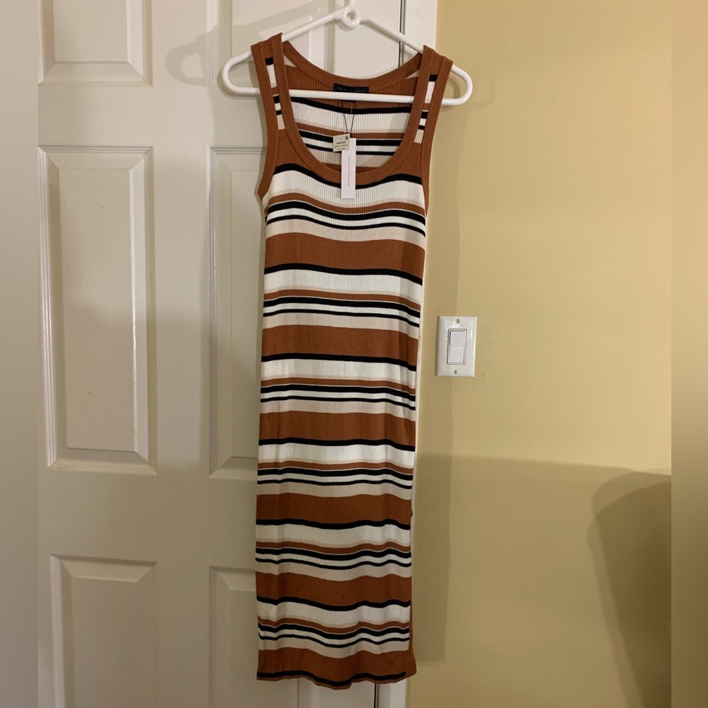 Sanctuary Sleeveless Ribbed Knitted Midi Dress